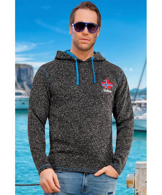 Nebulus Fleecehoody JAKE Herren Outlet