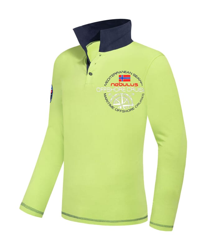 Nebulus Poloshirt langarm BILLER Herren Fabrikverkauf