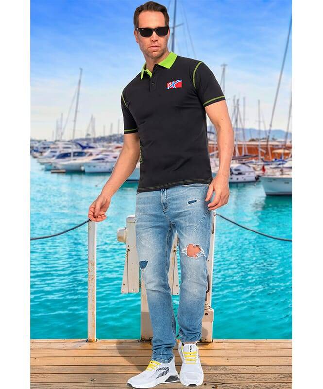 Nebulus Poloshirt ALEO Herren Auslauf