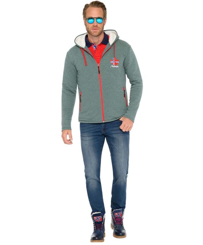 Nebulus Fleecejacke mit Teddyfell BRITANNIA Herren Meist gekauft