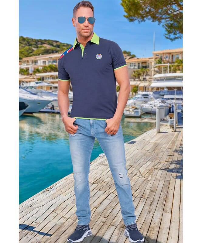 Nebulus Poloshirt NEBFLAG Herren Schlussverkauf