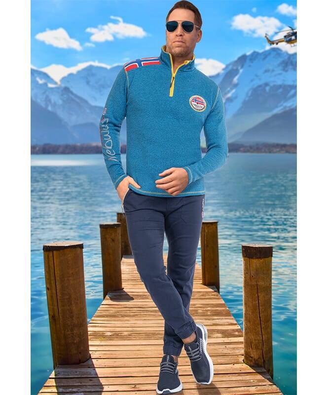 Nebulus Fleecepullover FLAGSTER Herren Exklusivangebot