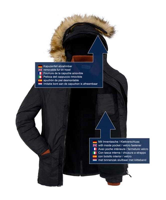 Nebulus Parka WESTEND Herren Günstiger Verkauf