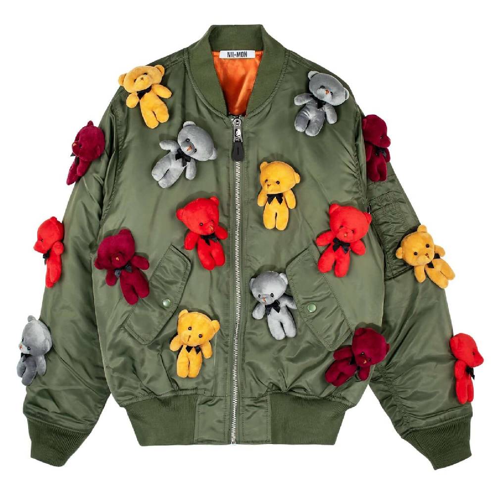 ﻿NIL+MON Bomber Jacket "Bear Gang"