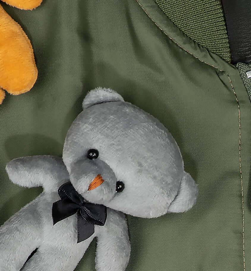 ﻿NIL+MON Bomber Jacket "Bear Gang" Online