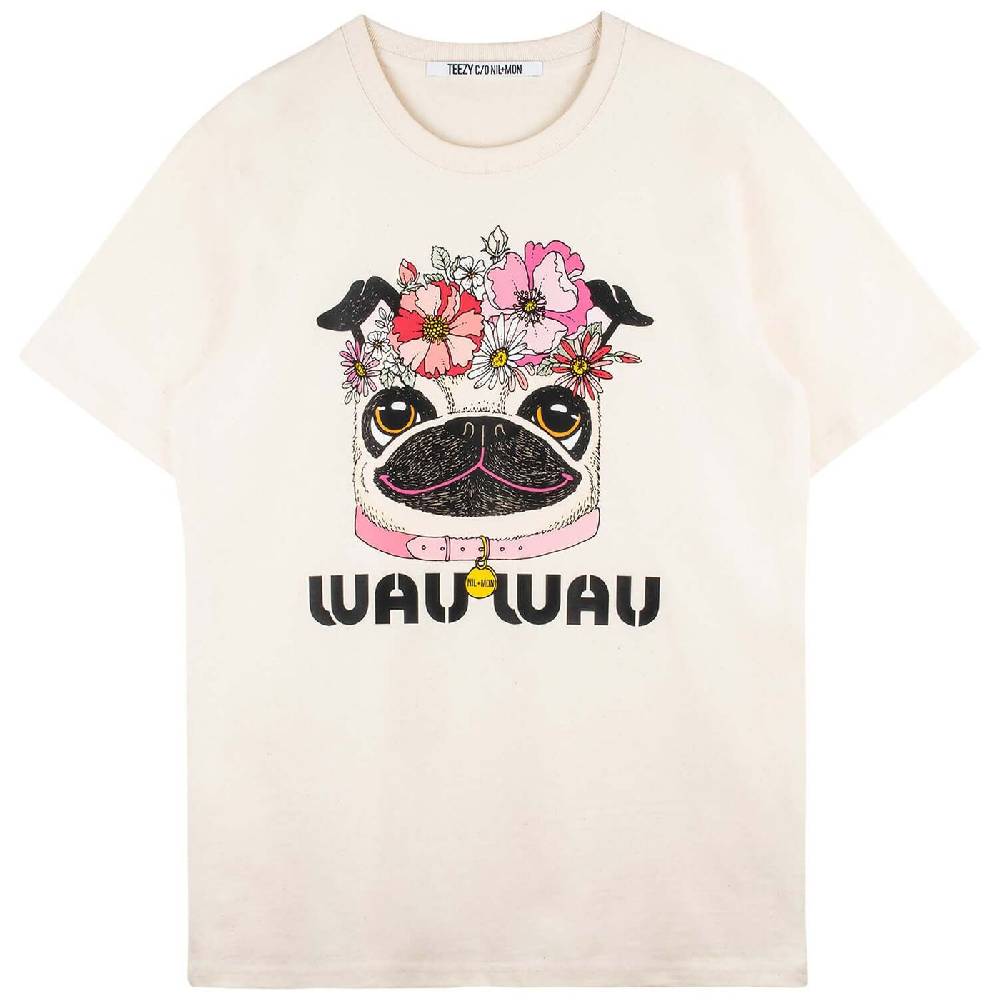 NIL+MON Oversize Tee "TZ FLWR Wau" Verkauf