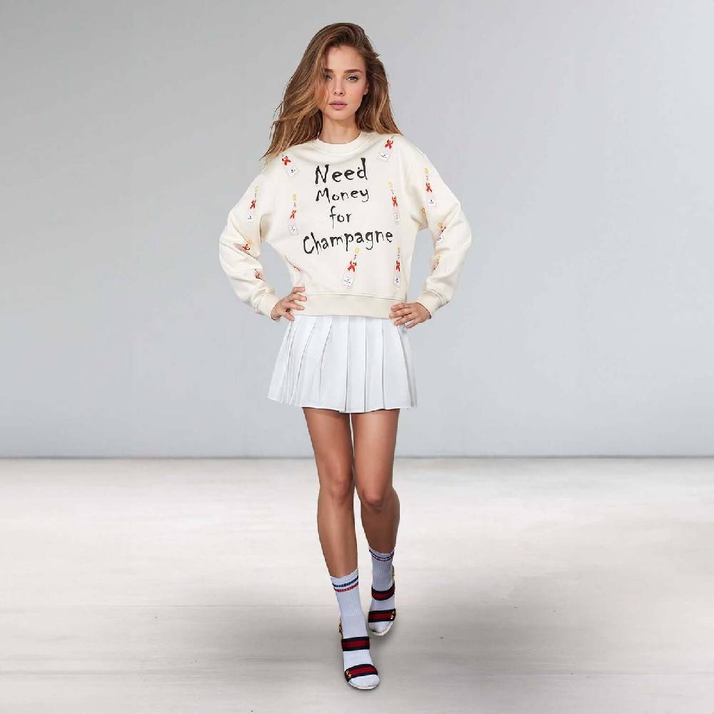 NIL+MON Sweatshirt "Champagne Girl" Blitzverkäufe