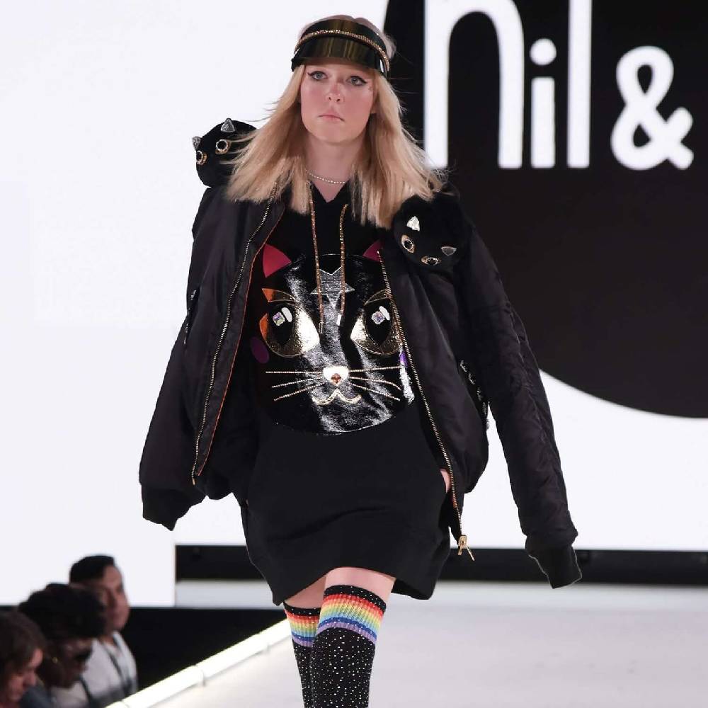 NIL+MON Sweatshirt "Cat Noir" Schlussverkauf