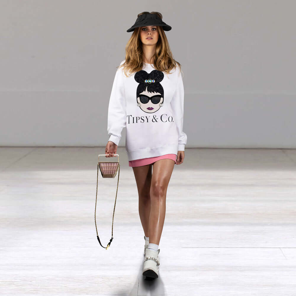 NIL+MON Sweatshirt "Tipsy" Outlet