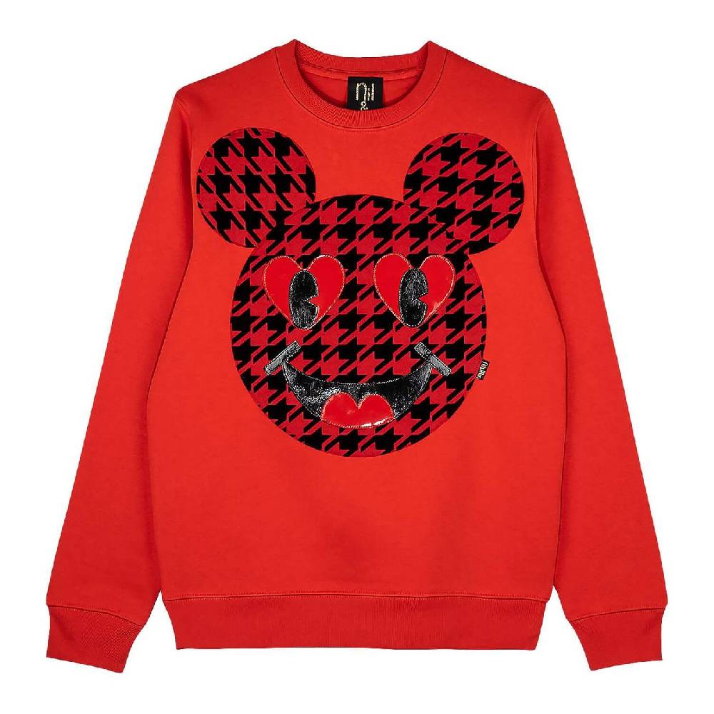 NIL+MON Sweatshirt "Chess" - red Hotsell