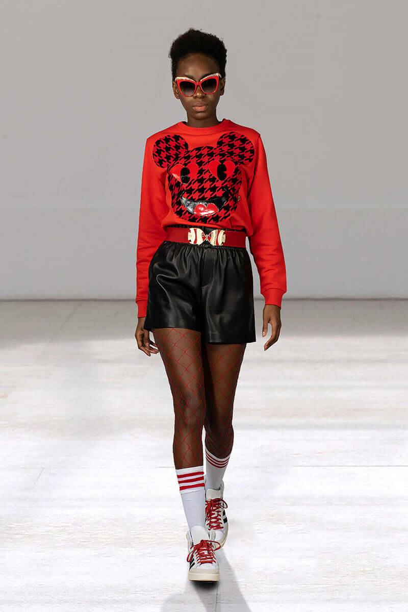NIL+MON Sweatshirt "Chess" - red Hotsell