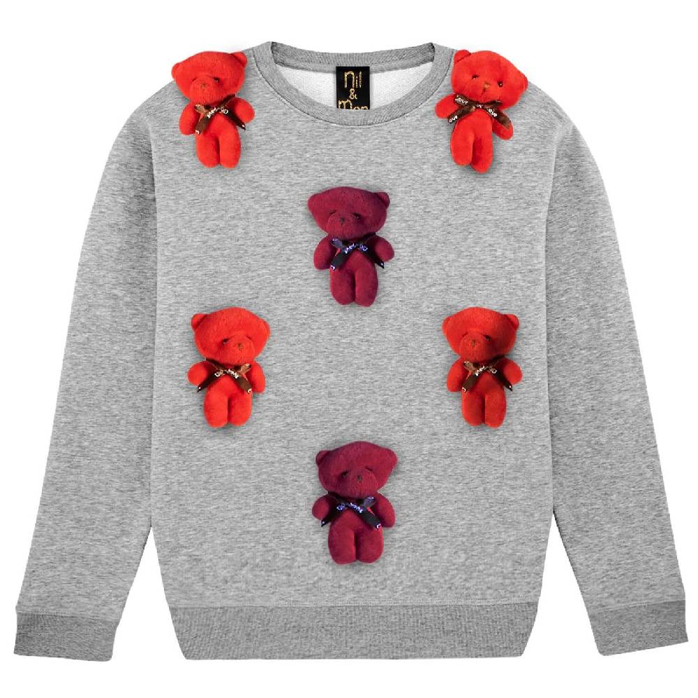 NIL+MON Sweatshirt "Beary Babies" Fabrikverkauf