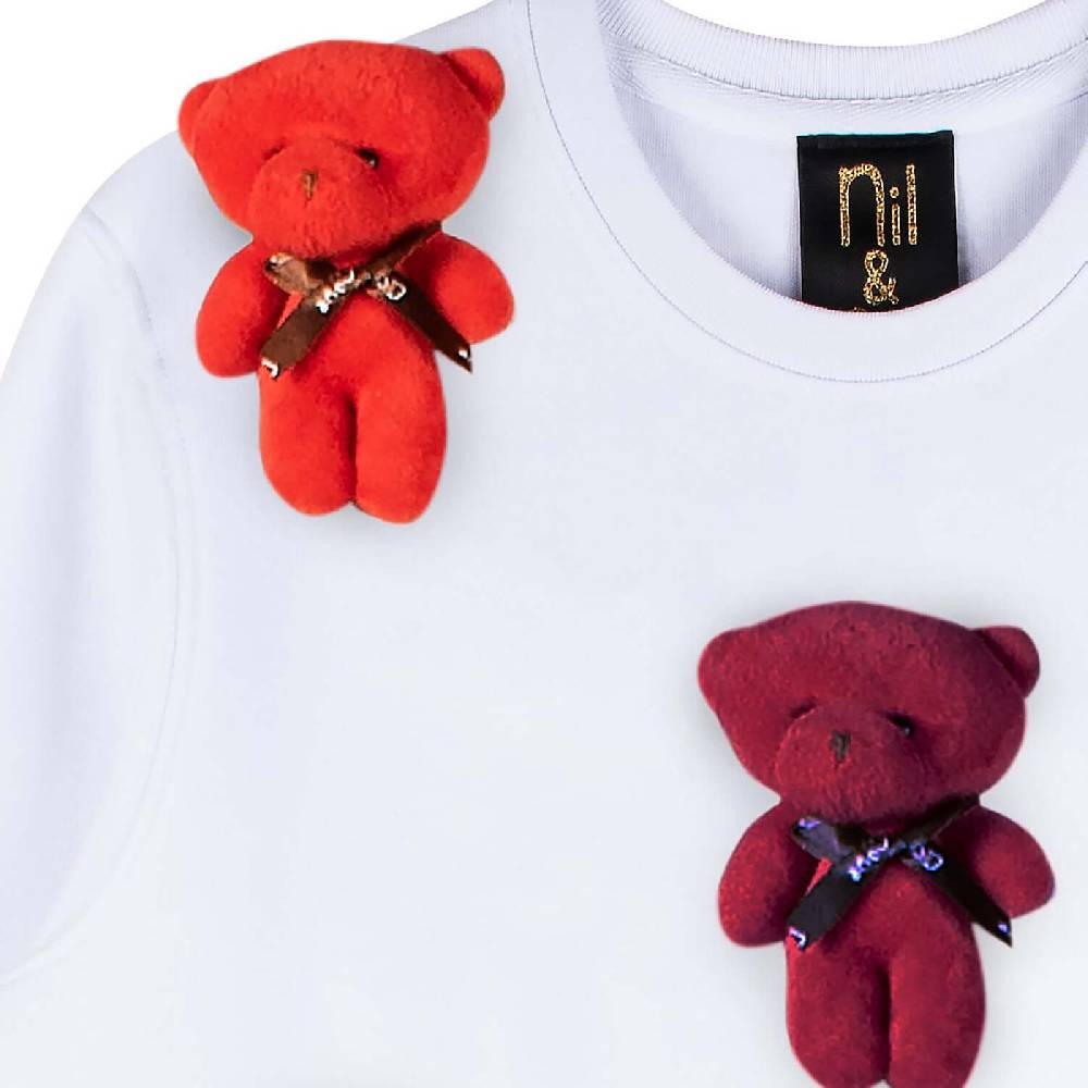NIL+MON Sweatshirt "Beary Babies" Fabrikverkauf