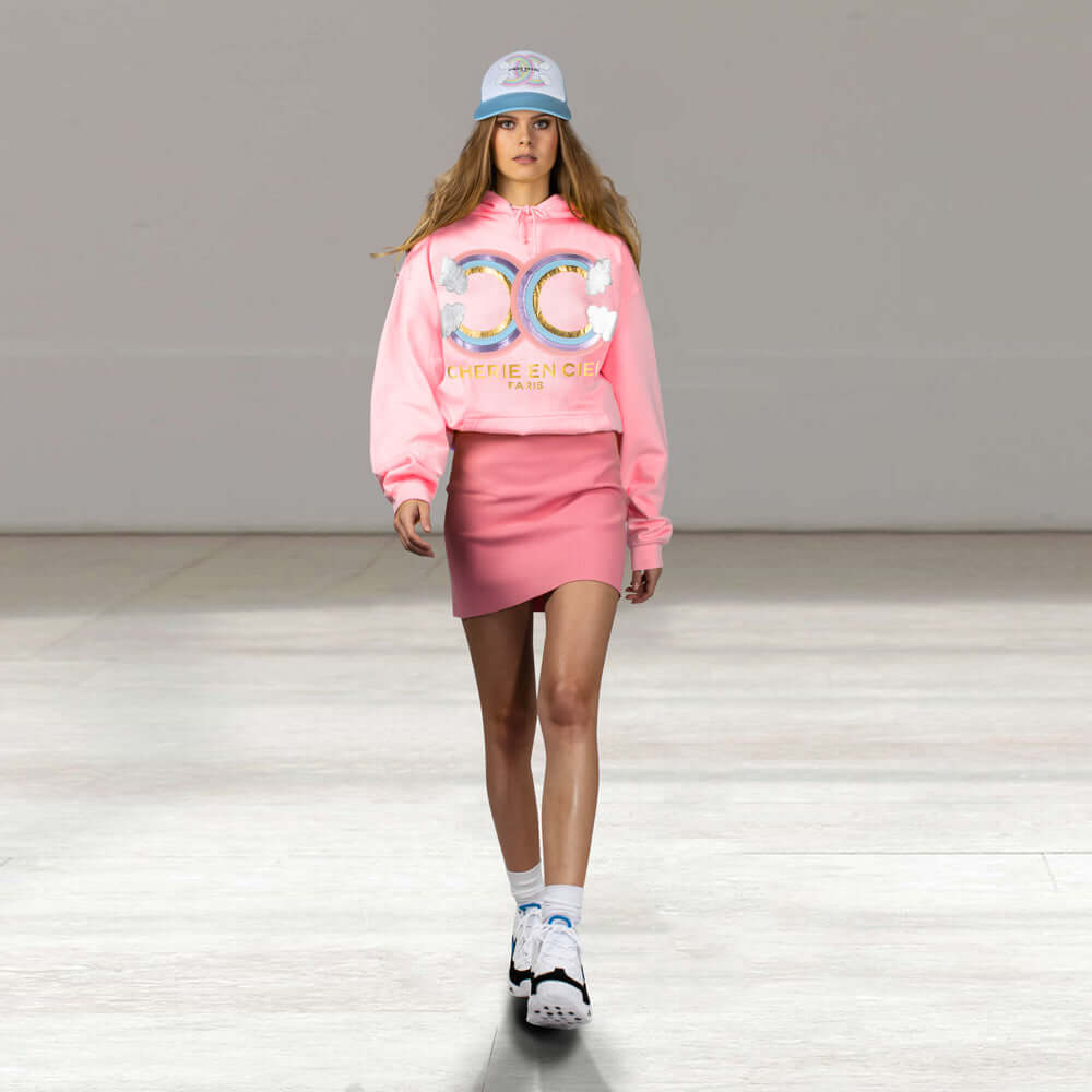 NIL+MON Hoodie "Cherie en Ciel"