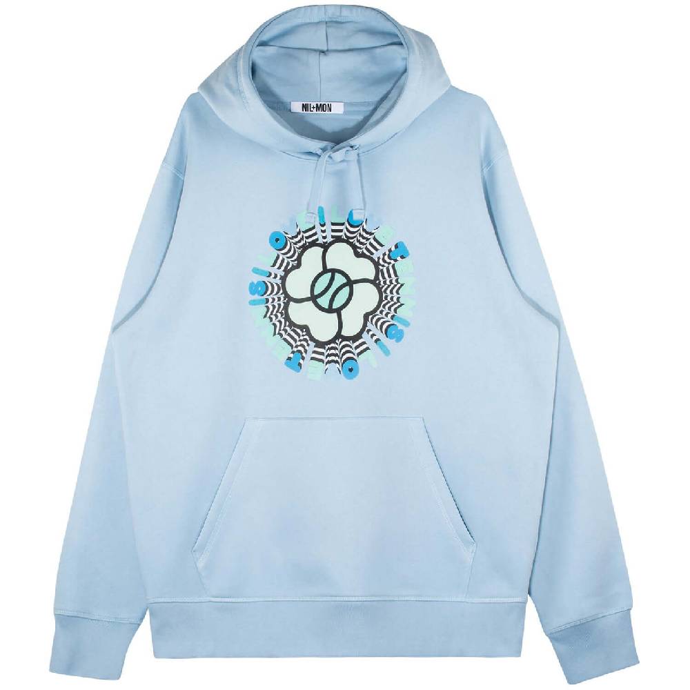 NIL+MON Hoodie "Circle Blue" Hotsell