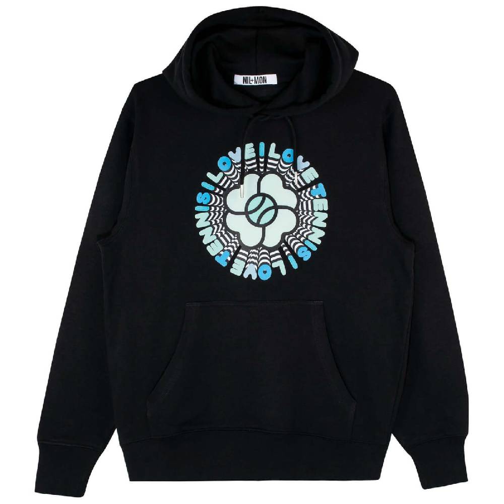 NIL+MON Hoodie "Circle Blue" im Angebot