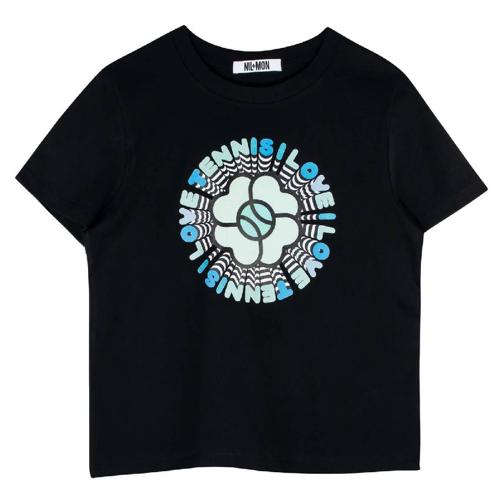 NIL+MON T-Shirt "Circle Blue" Schlussverkauf