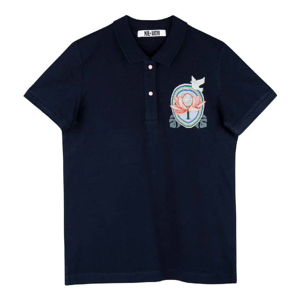 NIL+MON Polo Shirt "Dove" Hotsell