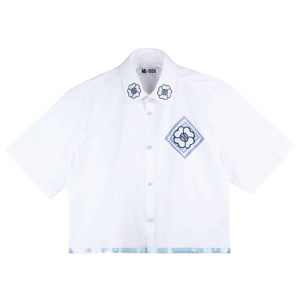 NIL+MON Crop Shirt "Clover" im Angebot