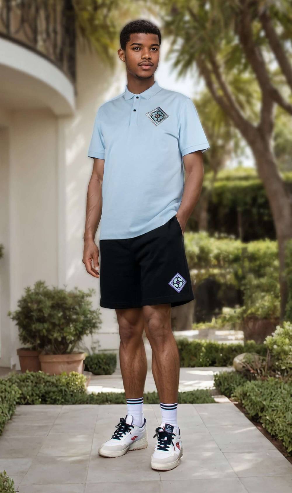 NIL+MON Shorts "Clover Blue" Günstiger Verkauf