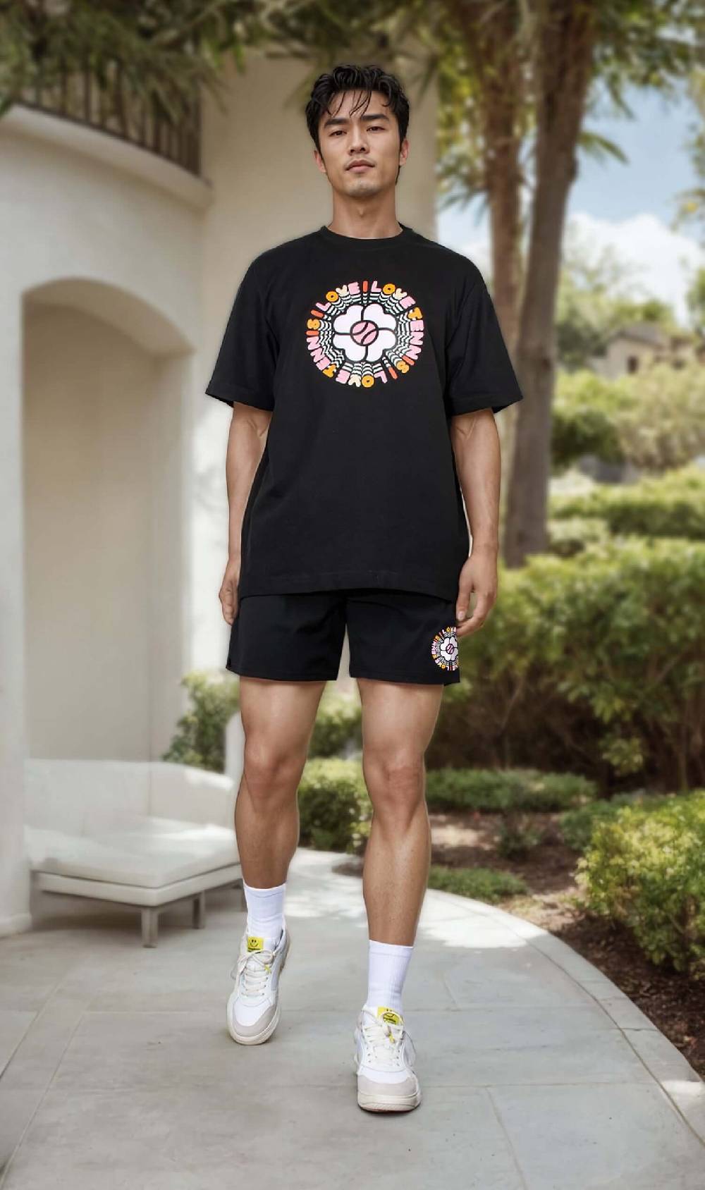NIL+MON Shorts "Circle Rose" Outlet