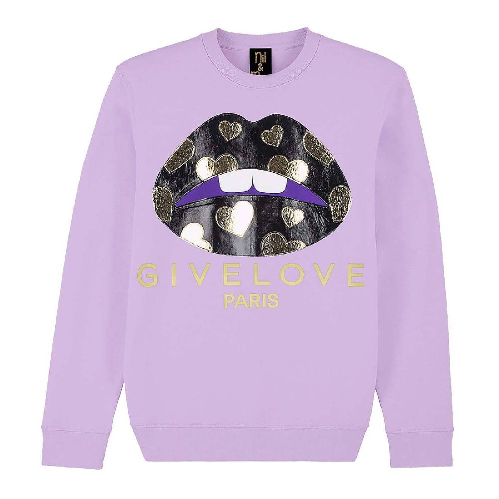 NIL+MON Sweatshirt "Givelove Black"