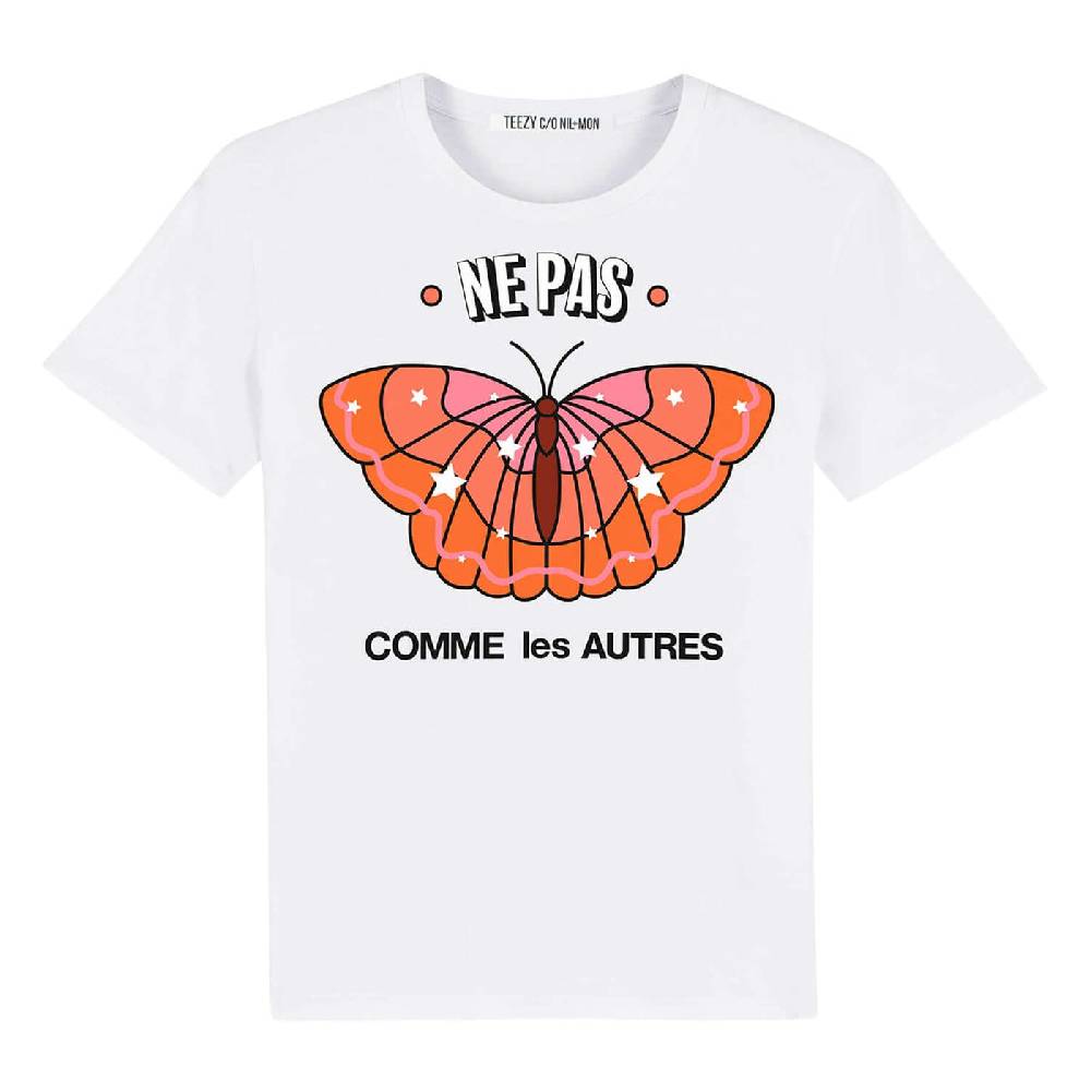 NIL+MON T-Shirt "TZ Ne Pas Red" Online