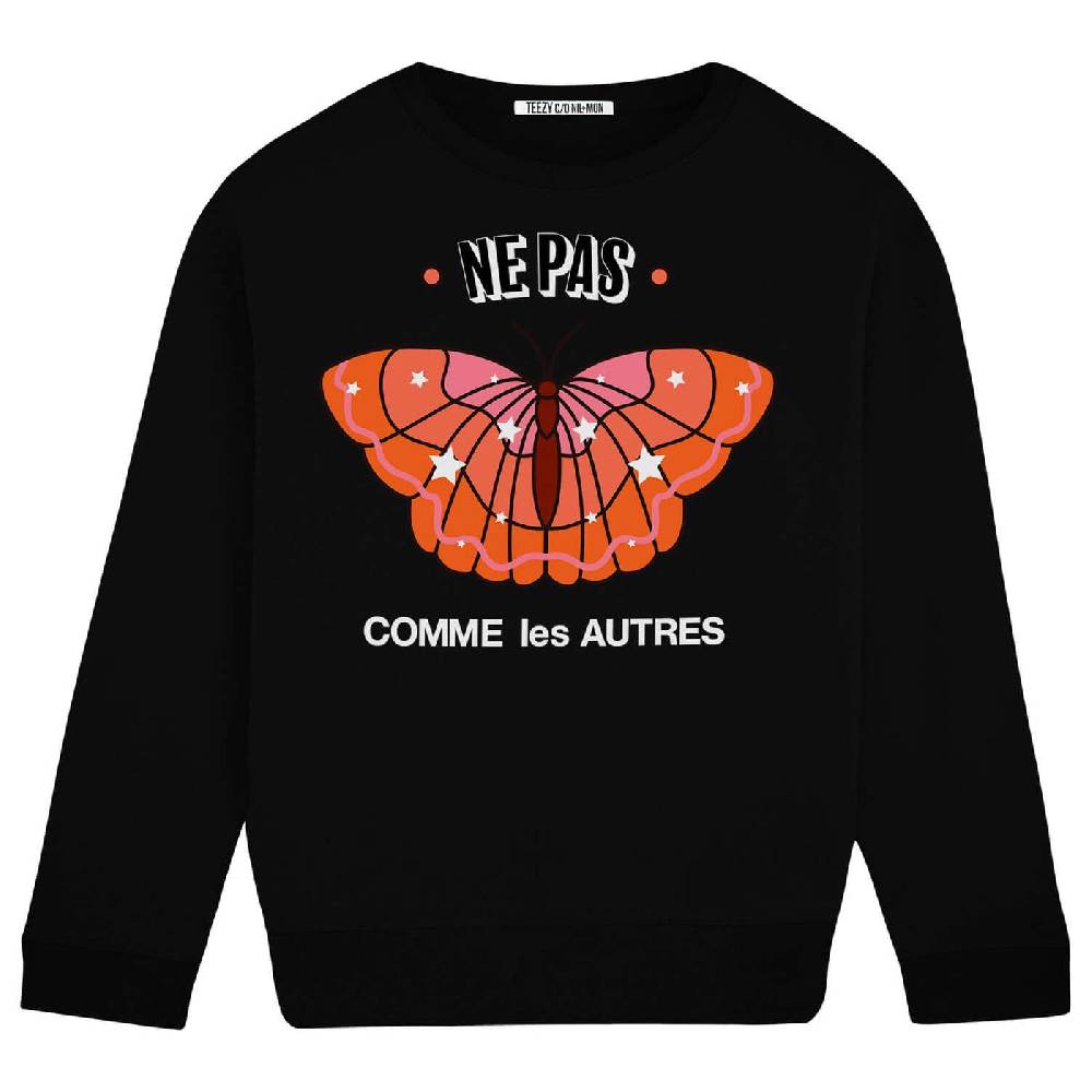 NIL+MON Sweatshirt "TZ Ne Pas Red"