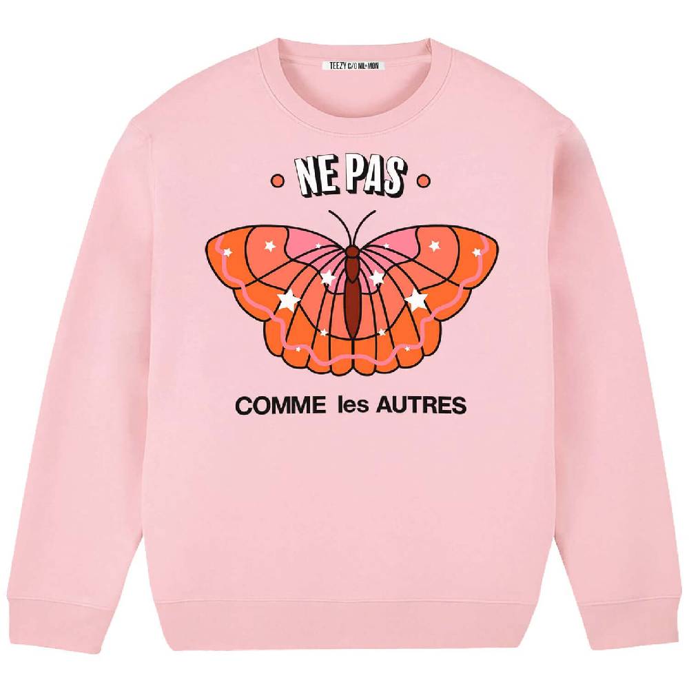 NIL+MON Sweatshirt "TZ Ne Pas Red" Online