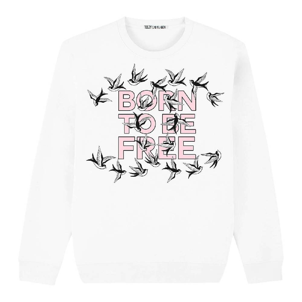 NIL+MON Sweatshirt "TZ Free Rose" im Angebot