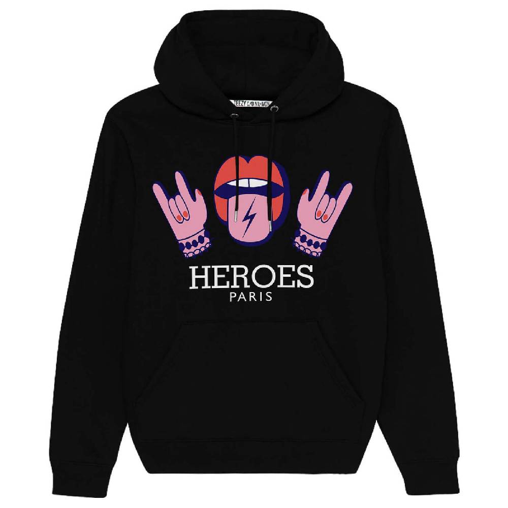 NIL+MON Hoodie "TZ Heroes Lips" Fabrikverkauf