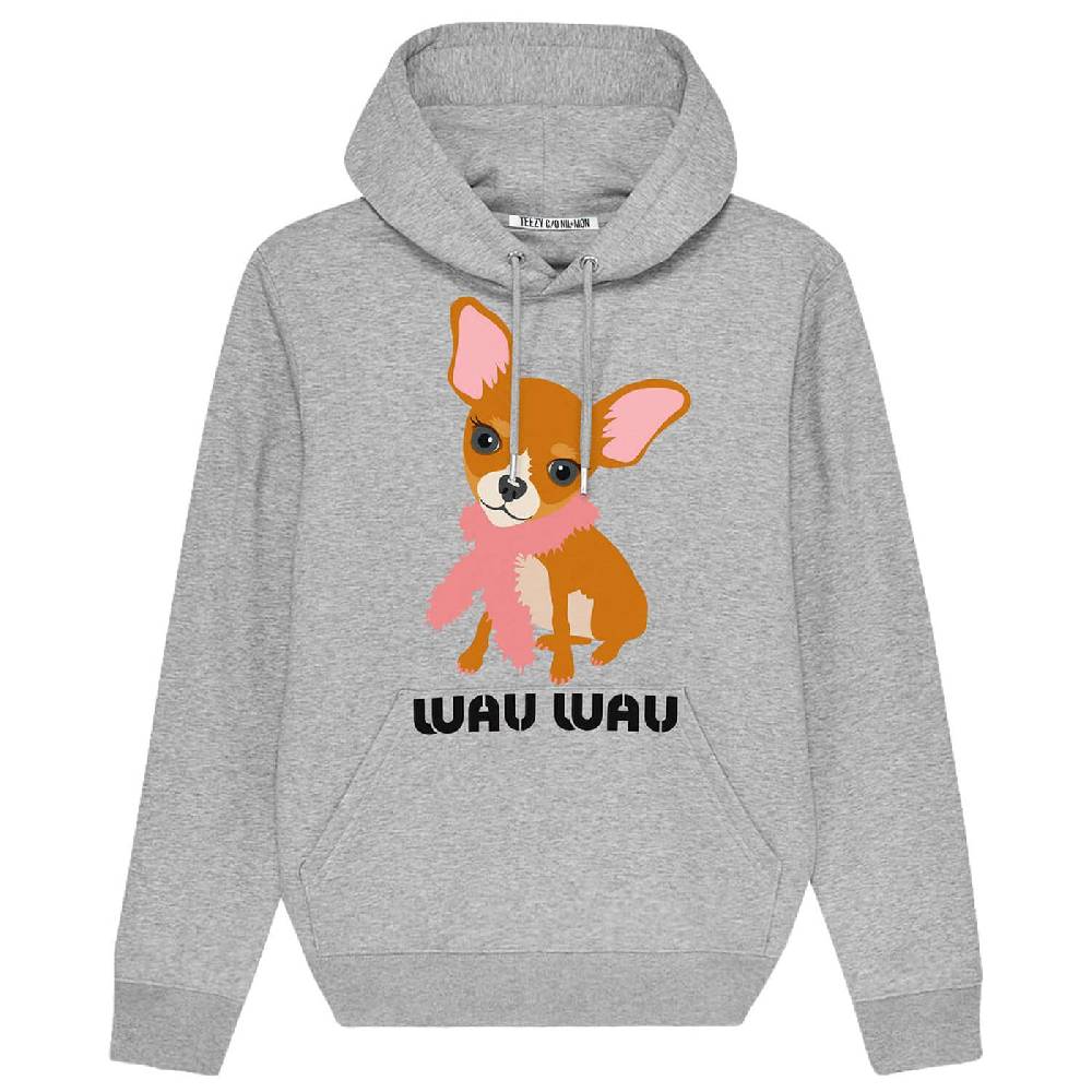 NIL+MON Hoodie "TZ Wau Brown" Outlet