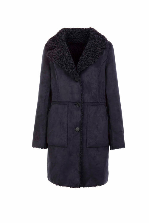 Petite M. Blazermantel Lammy in Dunkel Blau Outlet