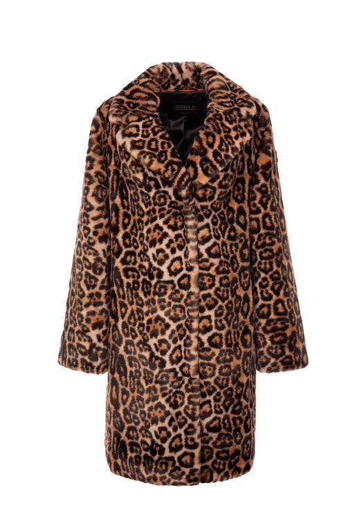 Petite M. Blazermantel mit Leopardenmuster Auslauf