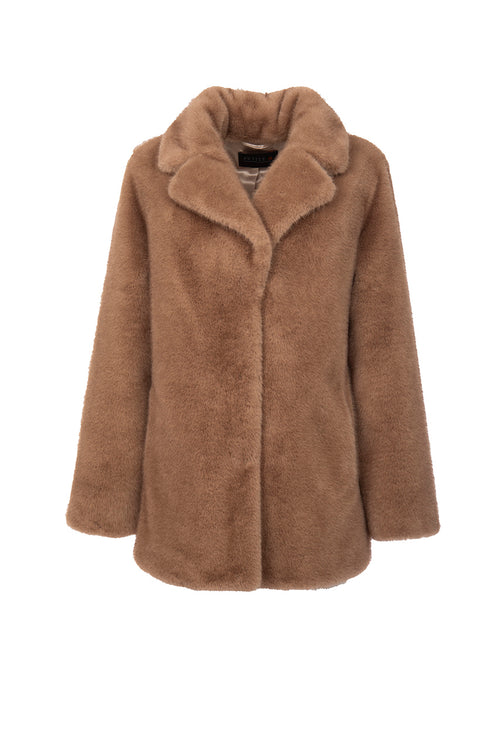 Petite M. Kunstfell Jacke Braun Verkauf