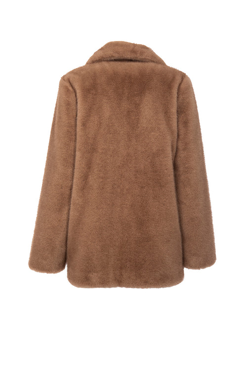 Petite M. Kunstfell Jacke Braun Verkauf