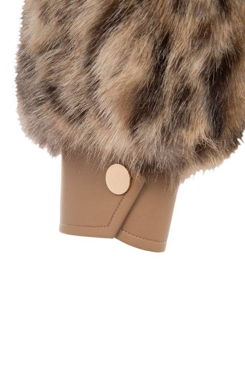 Petite M. Kunstpelz Blouson mit Tiger-Print Hotsell
