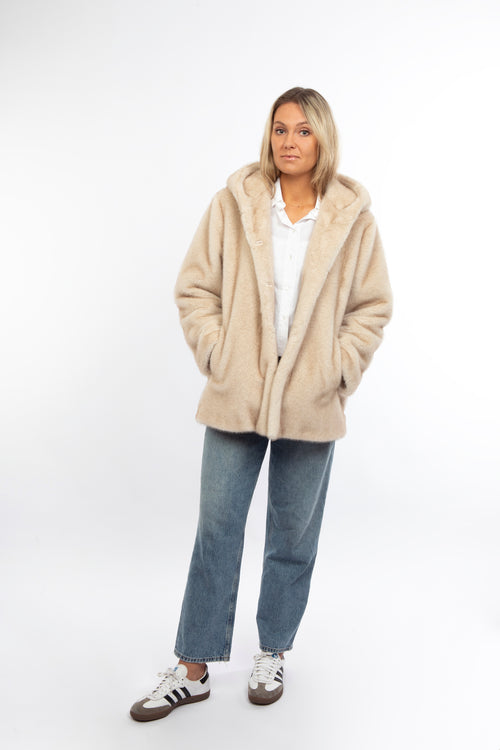 Petite M. Kunstfell Jacke Creme Blitzverkäufe