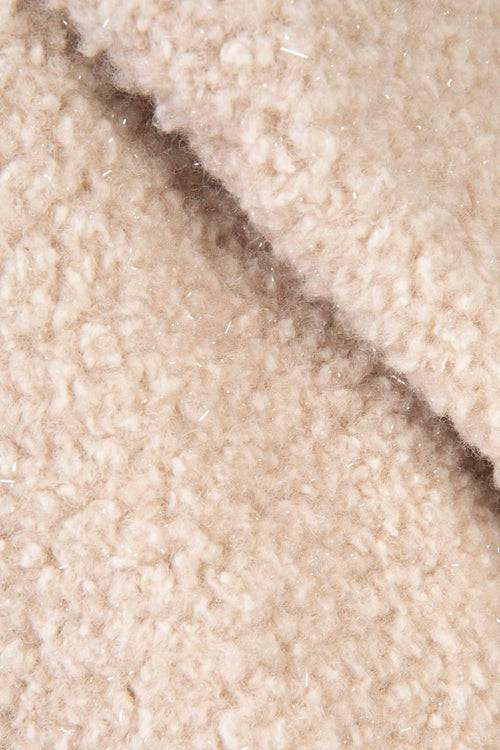 Petite M. Kunstfell Teddymantel mit Glitzer Schlussverkauf