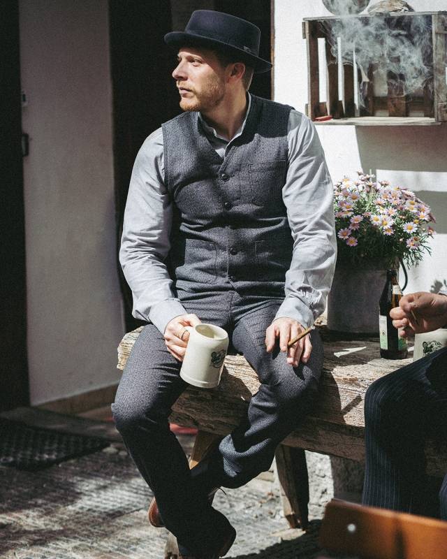 Pike Brothers 1937 Roamer Vest French asphalt Fabrikverkauf