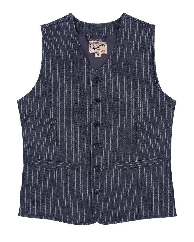 Pike Brothers 1905 Hauler Vest blue wabash Fabrikverkauf