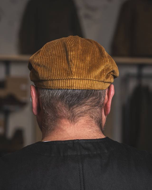 Pike Brothers 1928 Newsboy Cap goliath cord mustard Blitzverkäufe