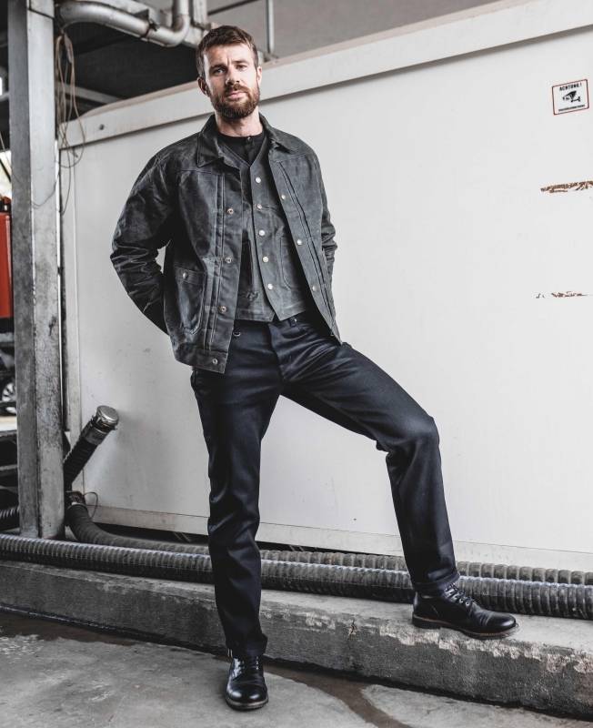 Pike Brothers 1963 Roamer Pant 13oz pitch black zollfrei