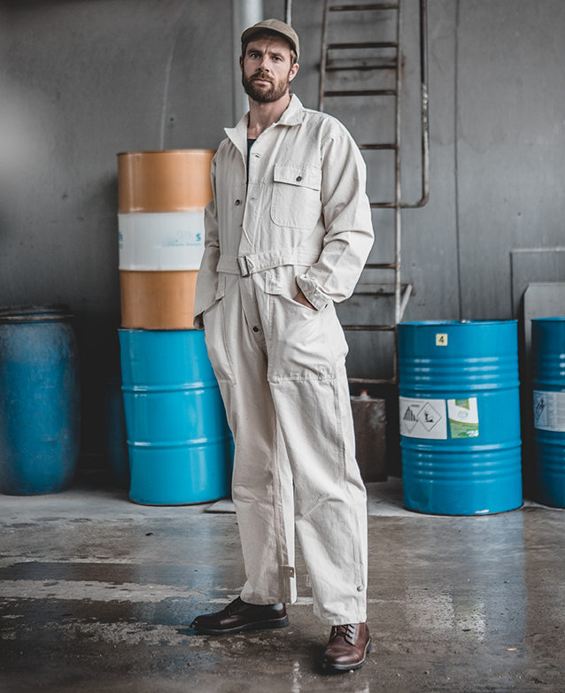 Pike Brothers 1938 Mechanic Coverall off white Online