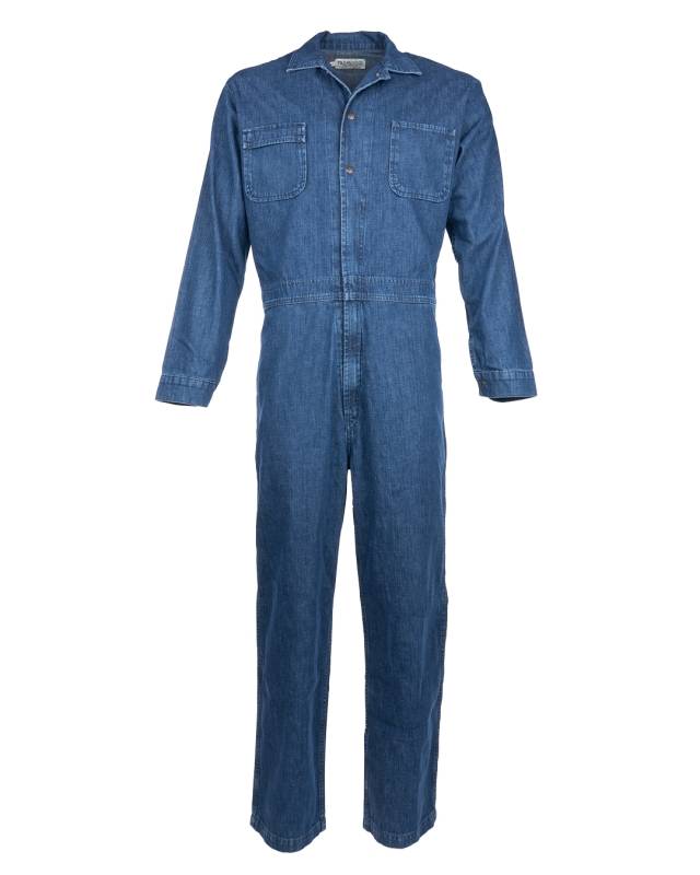 Pike Brothers 1967 Mechanic Denim Coverall 10oz indigo im Angebot