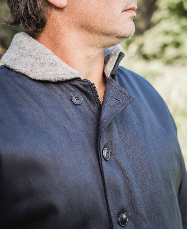 Pike Brothers 1944 N1 Deck Jacket Elephant Skin Asphalt Online
