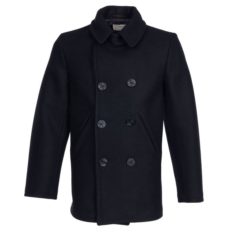 Pike Brothers 1938 Pea Coat black wool im Angebot