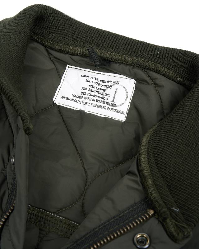 Pike Brothers 1965 CWU Vest olive drab Meist gekauft