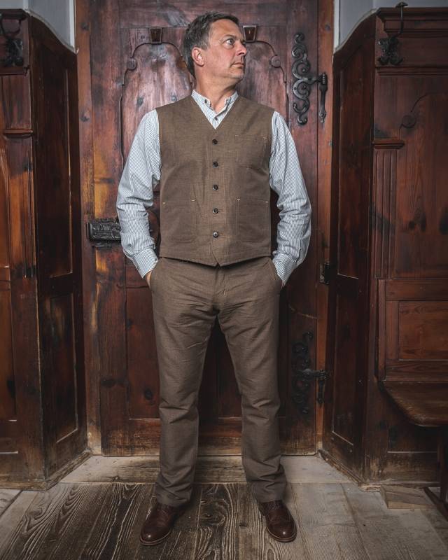 Pike Brothers 1937 Roamer Vest Raymond brown Auslauf