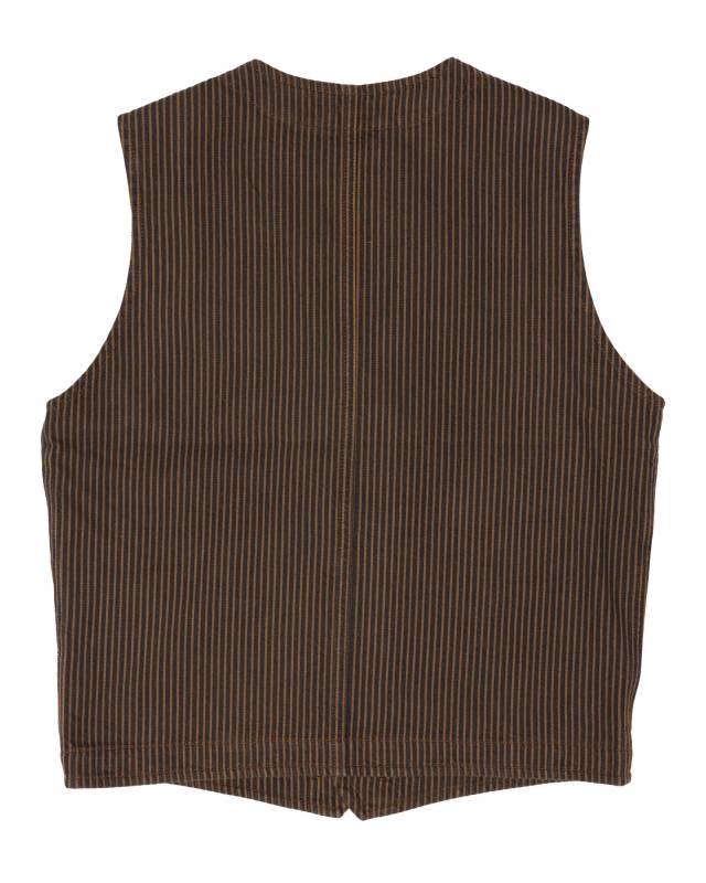 Pike Brothers 1937 Roamer Vest hickory stripe brown Schlussverkauf